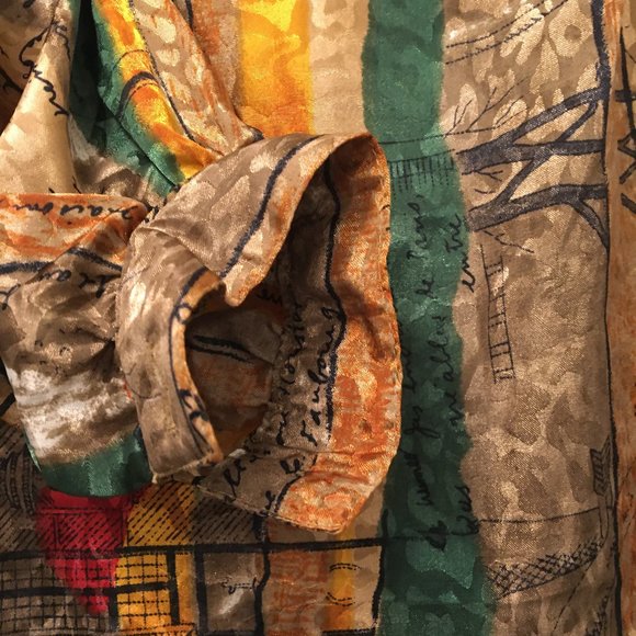 Vintage Nicola Blouse with French Theme - Picture 3 of 7